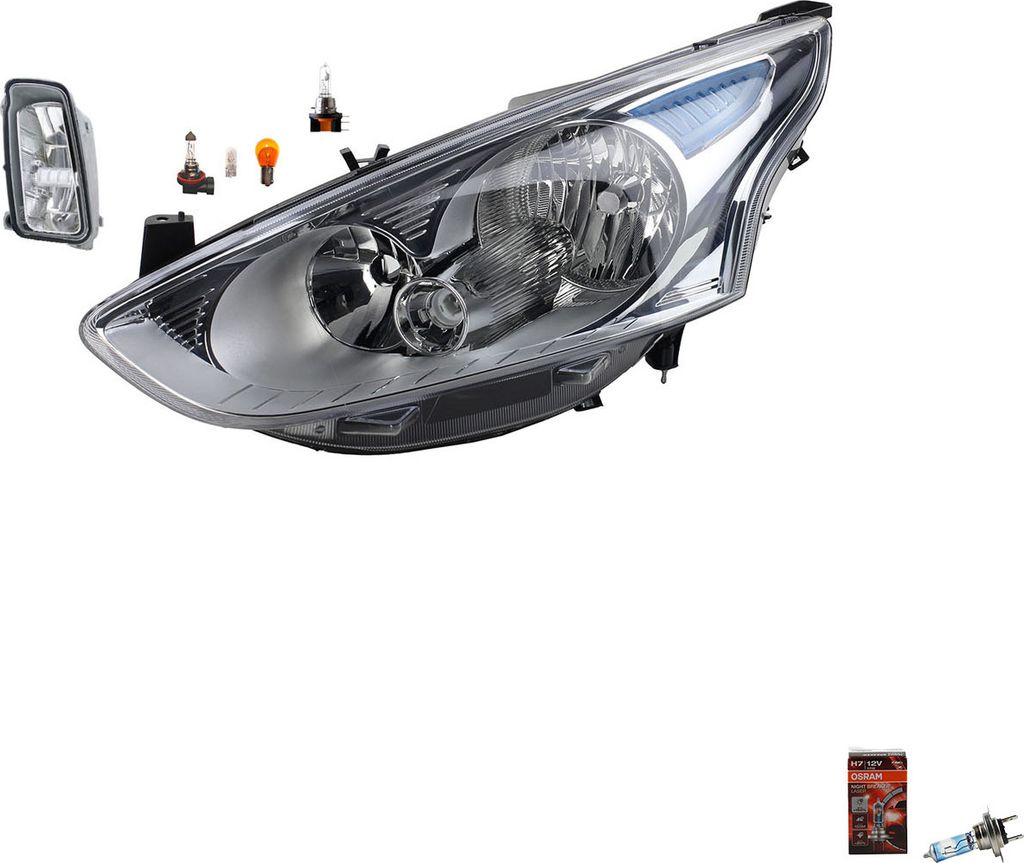 Johns, Scheinwerfer + Osram Night Breaker Laser passend für Ford B- Max 10/2012 -5 Li 1786176 1471730 7M5115K202AC