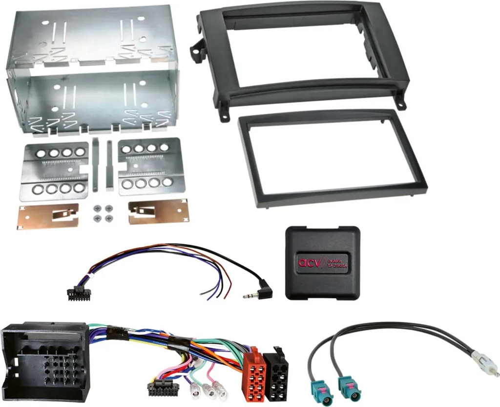 Kit d'Installation Autoradio 2-DIN pour Mercedes avec Interface SWC