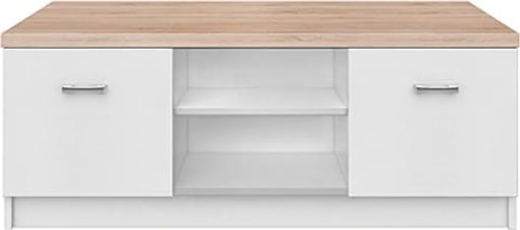 Meuble Bas TV Top Mix - Buffet Multimédia avec Rangements pour Salon