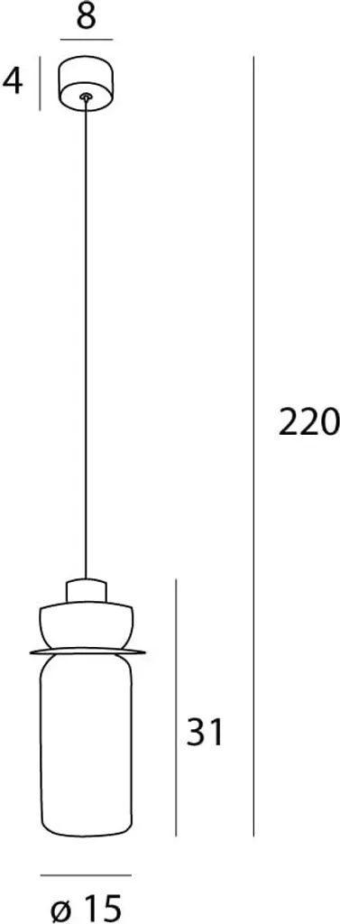 Éclairage LED Doux pour Grands Espaces | Lustre Ambre Maxlight 220cm
