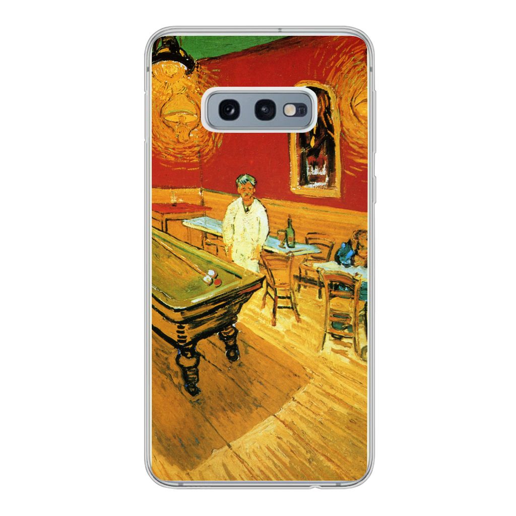 MuchoWow Handyhülle Schutzhülle Hülle für Samsung Galaxy S10e Das Nachtcafé - Vincent van Gogh Silikon Softcase Handy Hülle - Handy