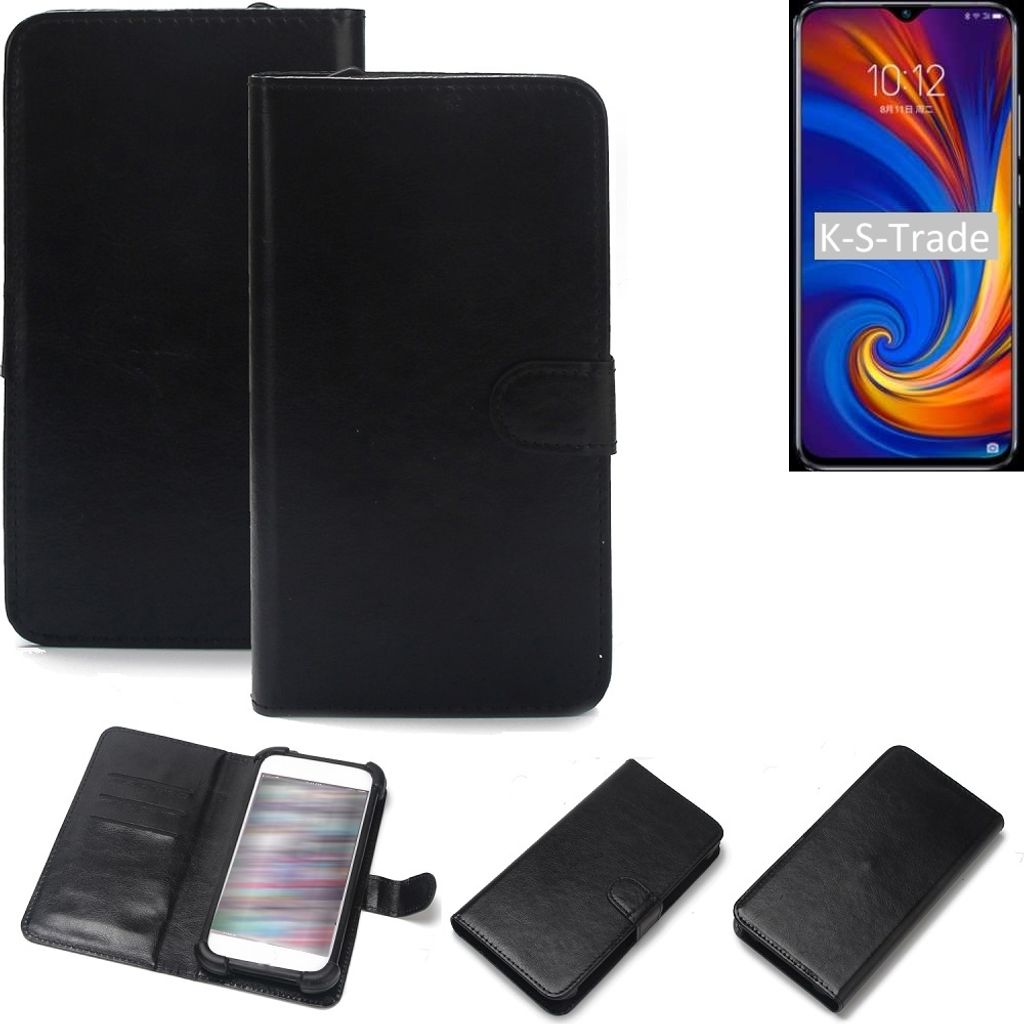 K-S-Trade Handyhülle Schutzhülle kompatibel mit Lenovo Z5s Handy Schutz Hülle Handyhülle Bumper schwarz 1x