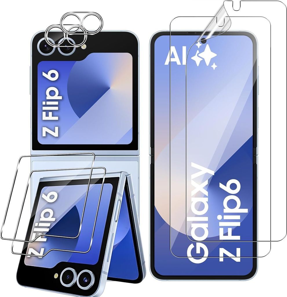6in1 Schutzglas ( Display + Kamera ) für Samsung Galaxy Z Produktbild 1