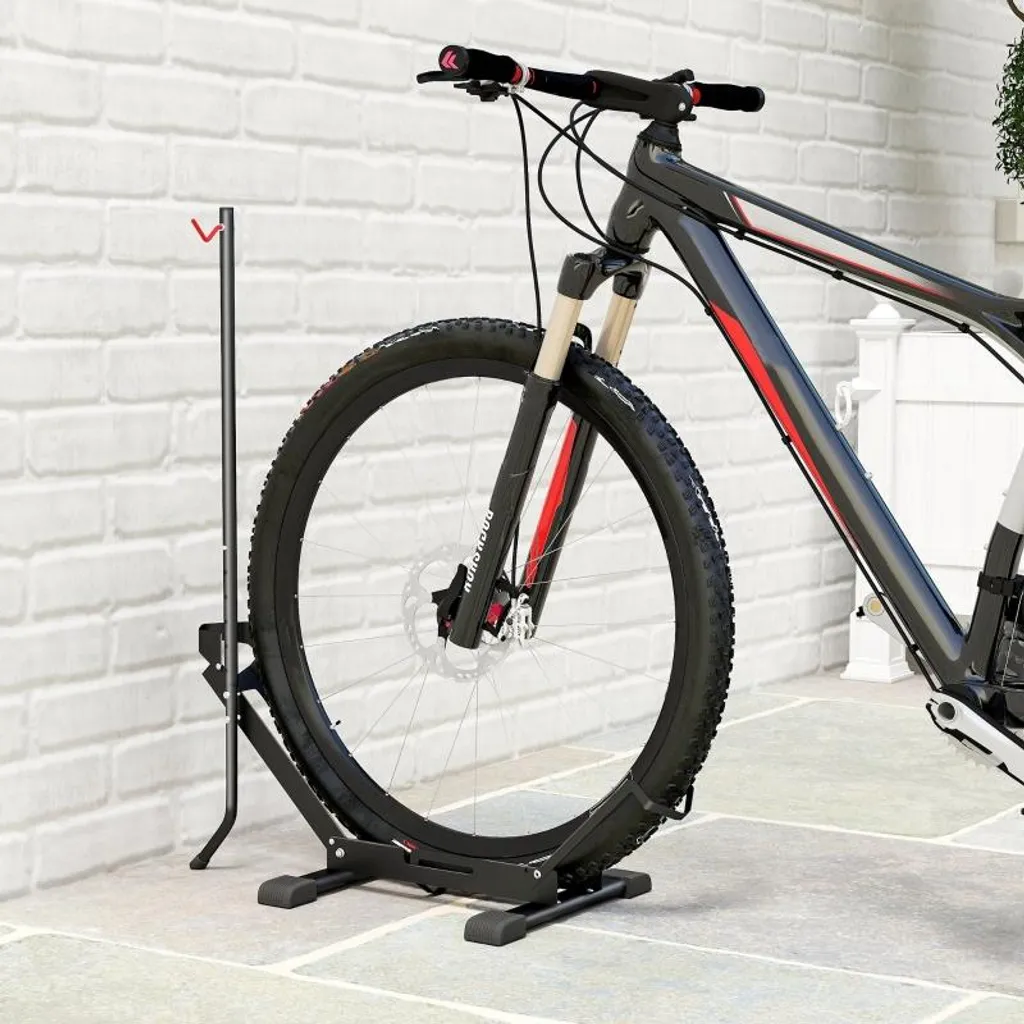Râtelier pour Vélos Multiple en Acier Noir Support de Sol 80mm Large - 8