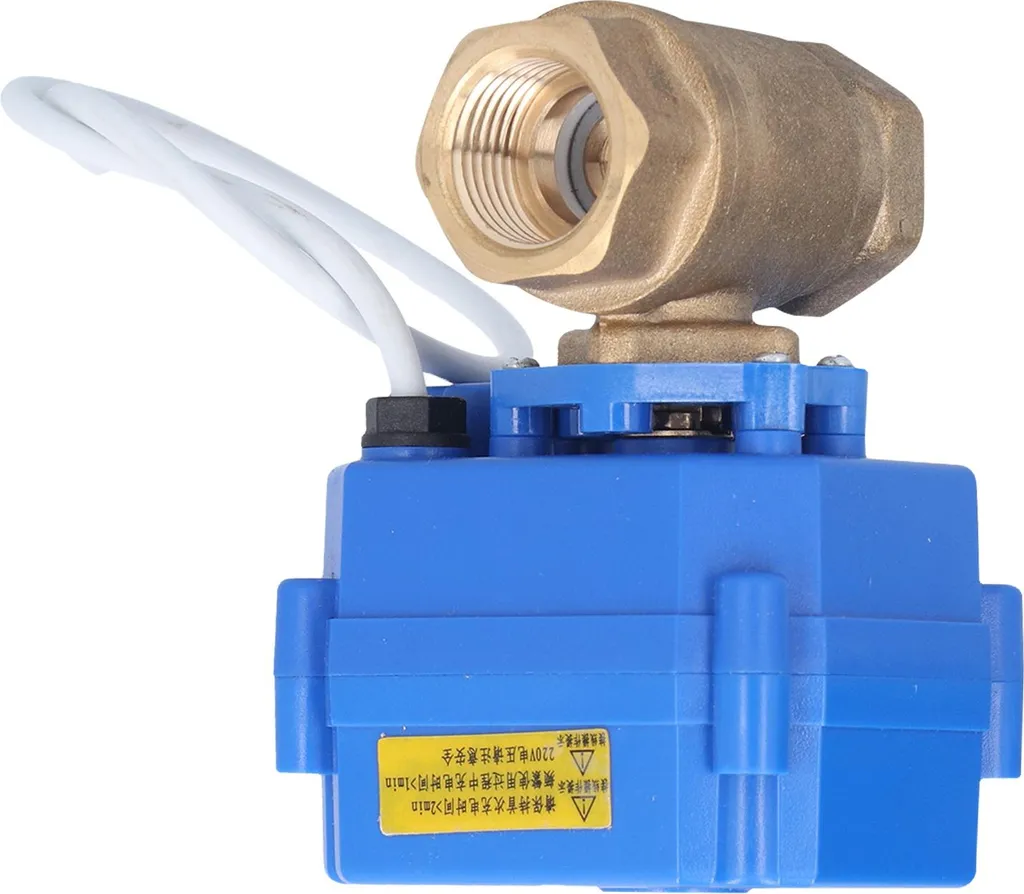Robinet motorisé DN15 220V en laiton pour régulation de débit d'eau - 7