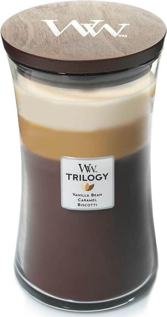 WoodWick 93904, andere, Braun, Weiß, Karamell, Vanille, 1 Produktbild 