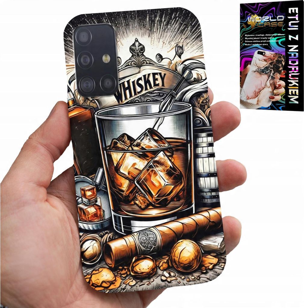 Hülle Für Samsung Galaxy A51 - Whisky Zigarre Rückseite Designs Für Männer