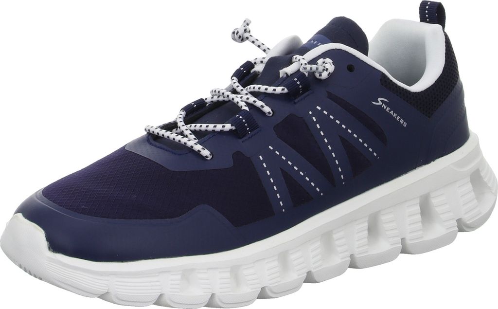 Sneakers Herren-Sneaker Navy-Blau-Weiß, Farbe:blau, EU Größe:43