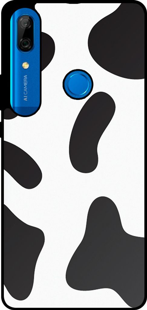 Smartphonica Handyhülle Geeignet für Huawei P Smart Z / Y9 Prime (2019) mit Kuhflicken Print - TPU Back Cover Fall mit Kuhflicken Design