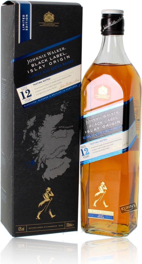 Johnnie Walker Black Label Highlands Origin 12 Jahre Produktbild 