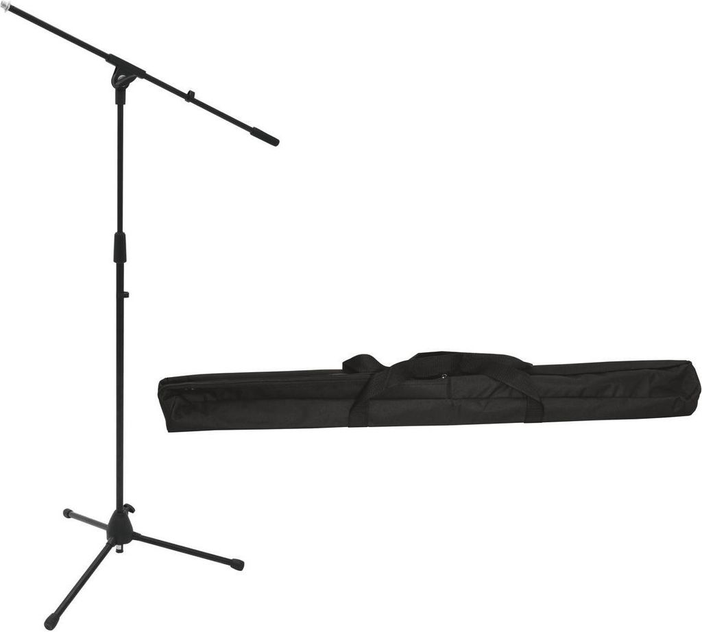 OMNITRONIC Set Mikrofonstativ MS-2 mit Galgen sw + Tasche
