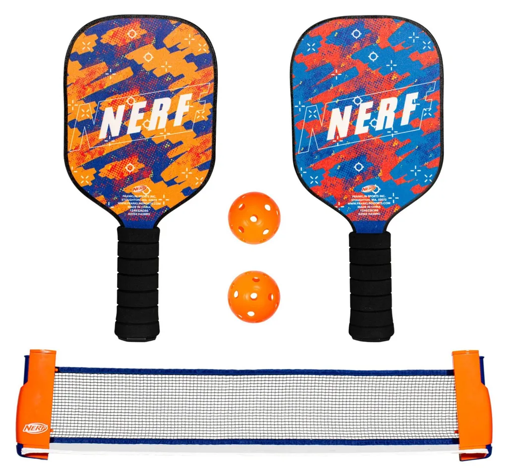 Jeu de plein air mini-pickleball Nerf pour activités de jardin