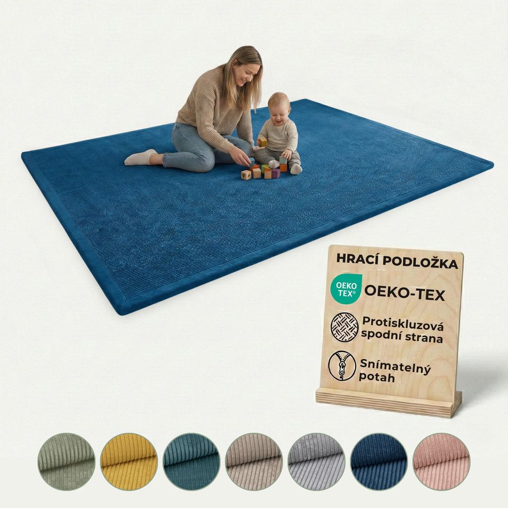 Pillows24 - Dětská podložka na plazení 150x200 cm | 3 cm Obrázek produktu 