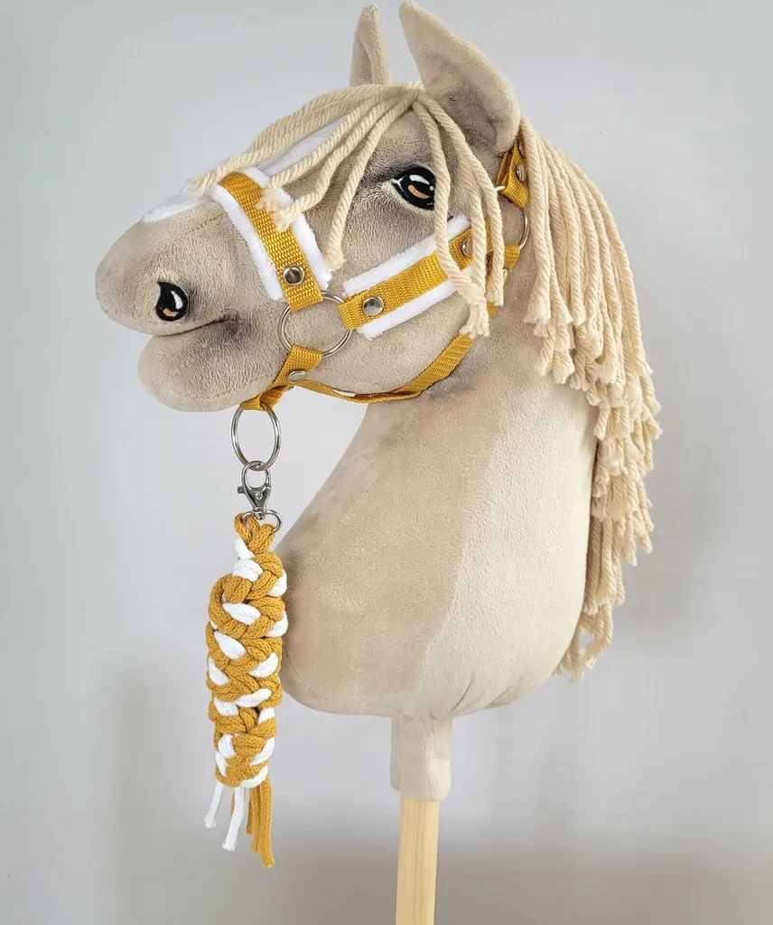 Lit bébé A3 blanc Hobby Horse avec doublure moelleuse et cordon chic