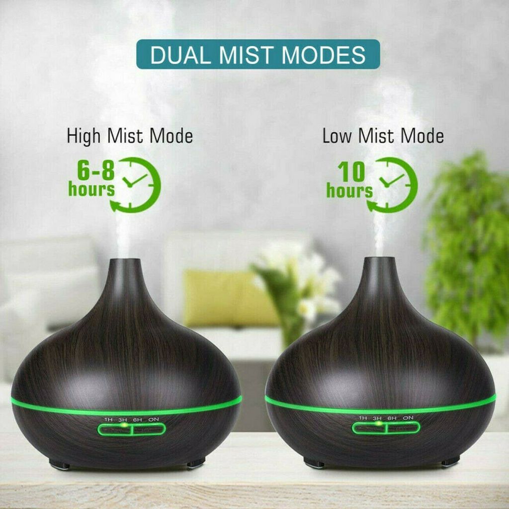 LED Ultraschall Luftbefeuchter, 500ml Aroma Diffuser, Produktbild 4