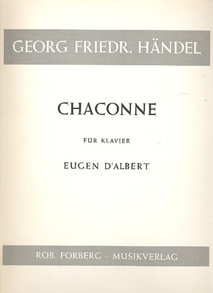 Chaconne für Klavier