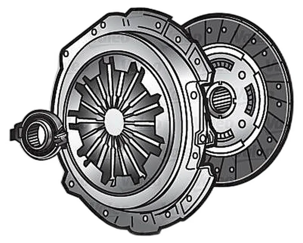 Embrayage complet avec butée de débrayage pour utilitaire Toyota Hiace