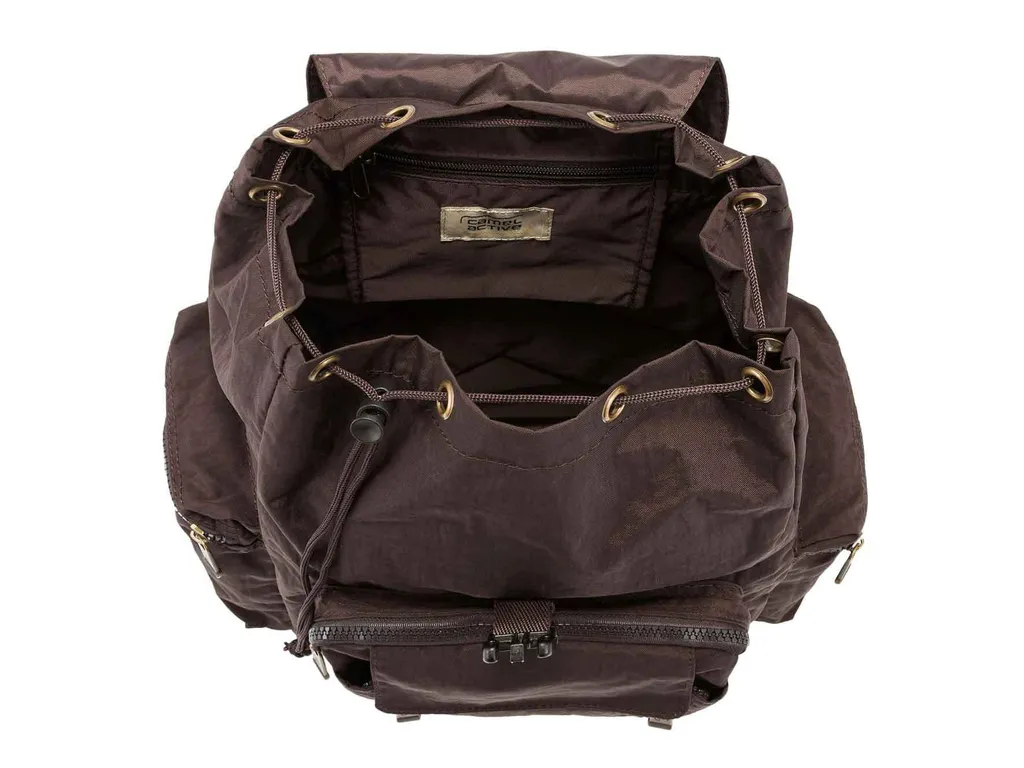 Sac à Dos Camel Active Journey Marron avec Compartiments de Rangement
