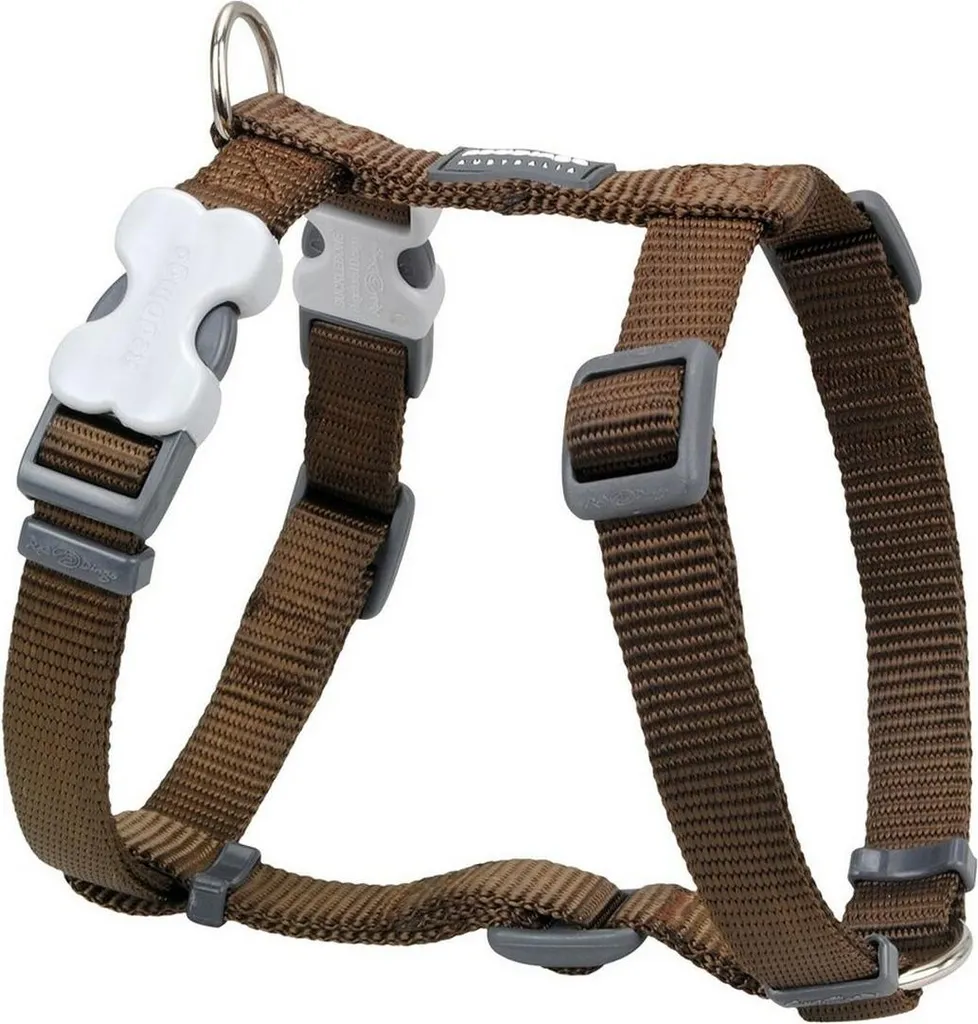 Red Dingo Soft Brown Dog Harness 37-61 cm | Stile e Comfort Premium