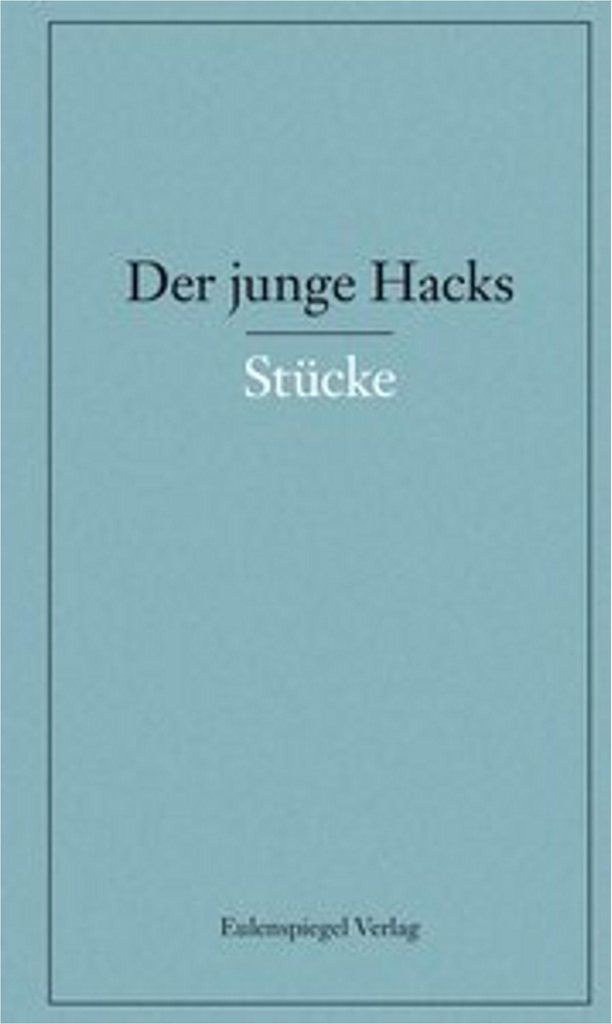 Der junge Hacks 2