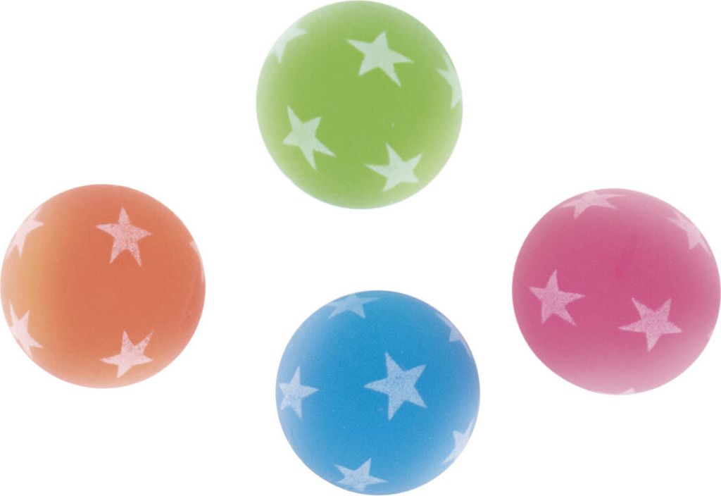 8 Flummies leuchten im dunklen