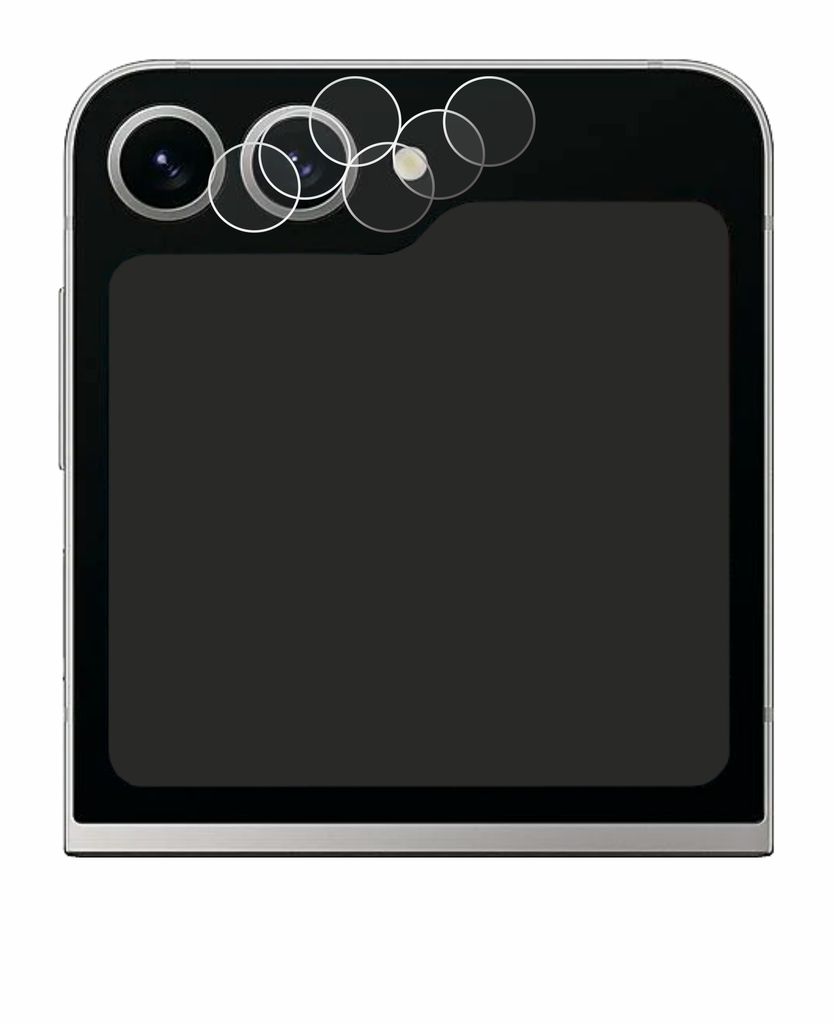 6x Für Samsung Galaxy Z Flip6 (NUR Kameraschutz) Produktbild 2