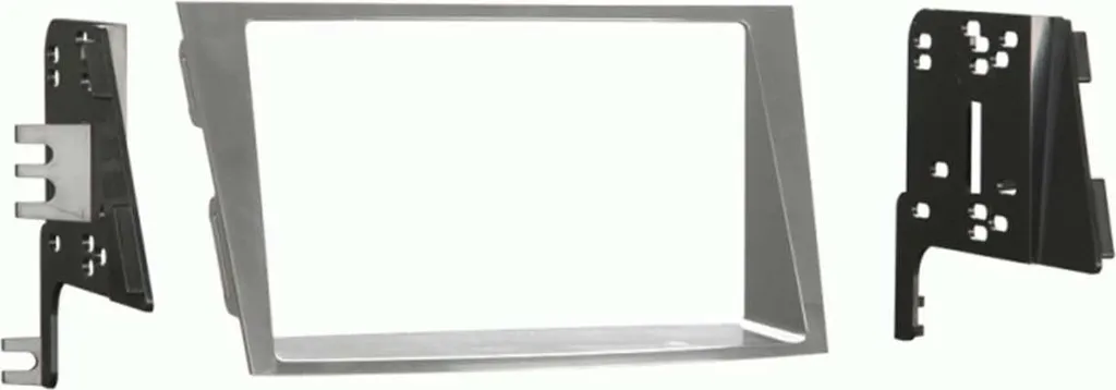 Support autoradio double DIN pour Subaru Legacy Outback gris argent