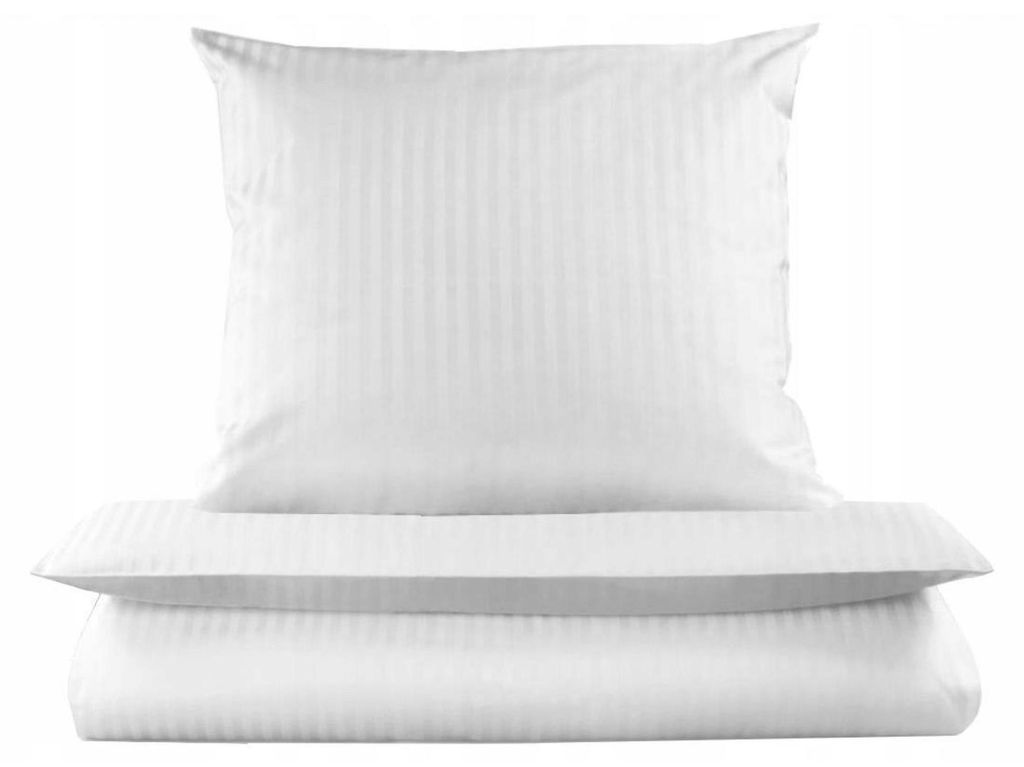 Bettwäsche-Set - Bettdecke und Kissen - Weiß - 80x200+70x80 cm - aus Baumwolle - 150 g/m2 - HOTEL MEDICAL