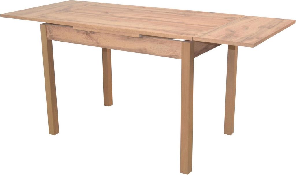 Auszugs-Esszimmertisch, Eiche-Nachbildung 104-164 cm