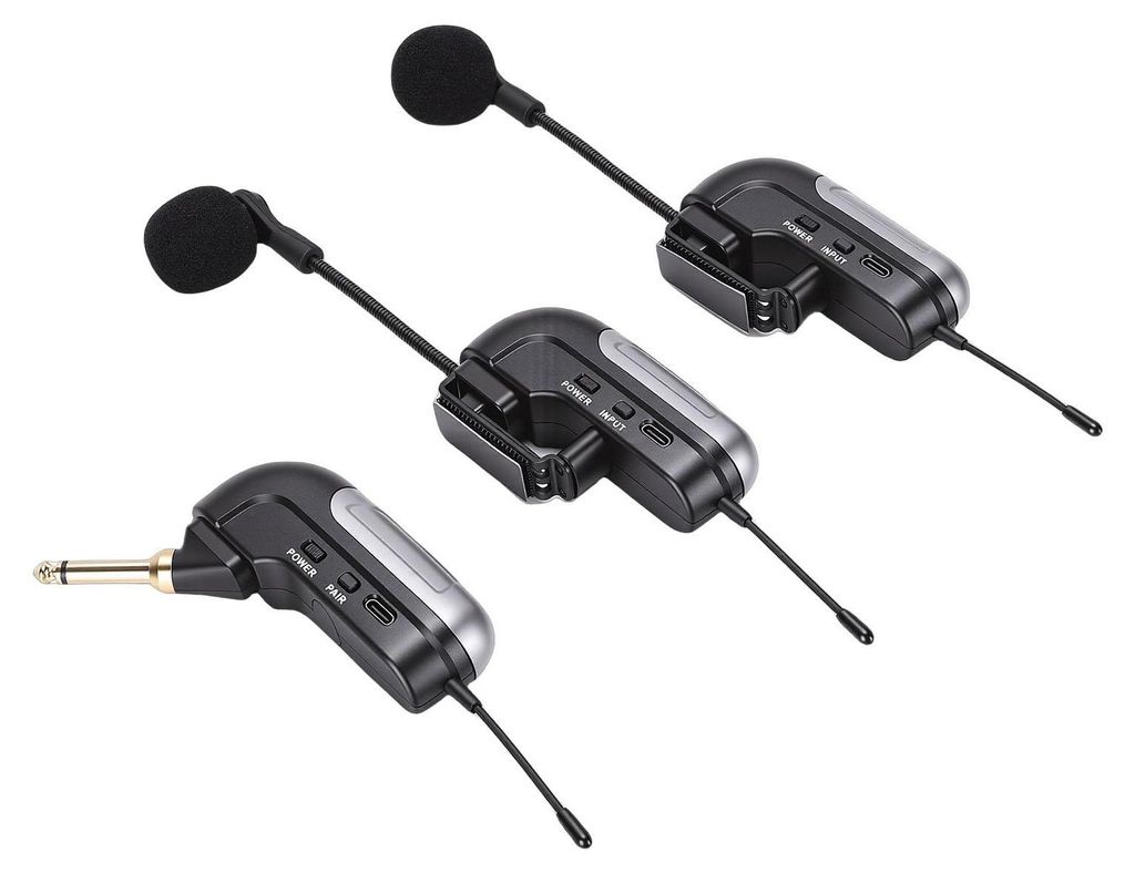 Duální bezdrátový akordeonový mikrofon UHF, 360° snímání, Obrázek produktu 