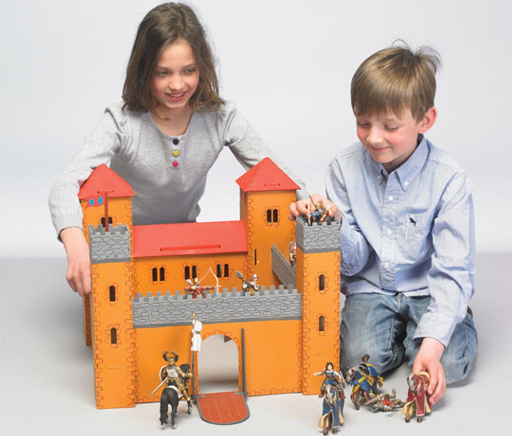 Holzbausatz Ritterburg Produktbild 
