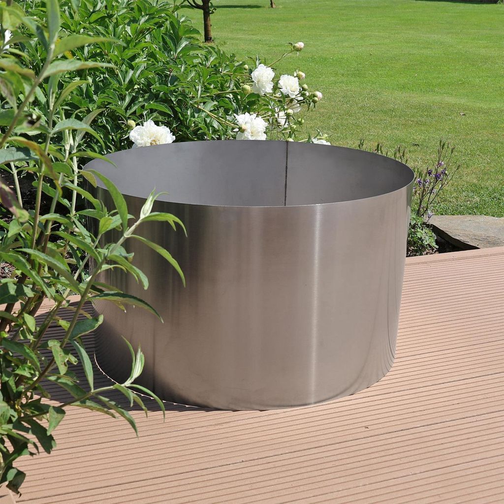 CLGarden Edelstahl Beckenumrandung Ø 68cm für 90 Liter Produktbild 2