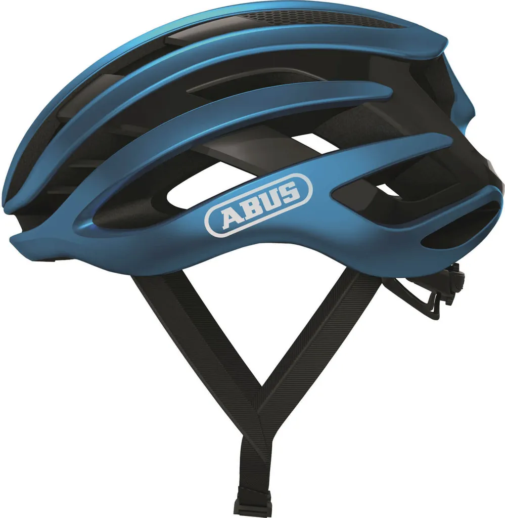 Casque de Vélo de Route Haut de Gamme Abus Airbreaker Steel Blue Taille L