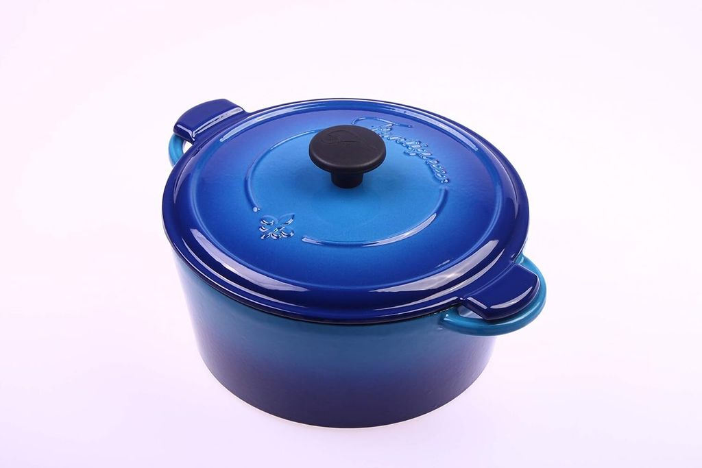 Fontignac Cocotte Bräter Gusseisen rund 24cm 3.6L mit Produktbild 3