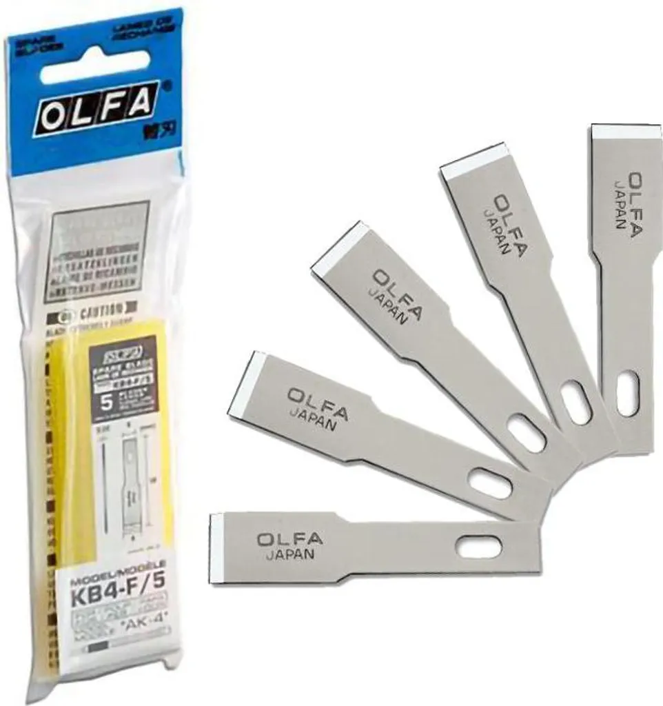Lames pour scalpel OLFA KB4-F/5 idéales pour scrapbooking et maquettes
