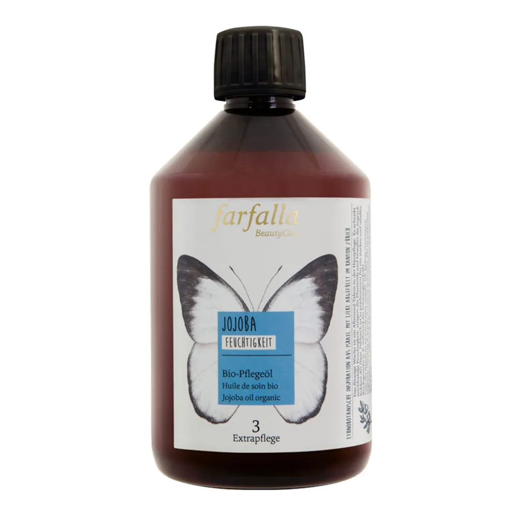 Huile de Jojoba 500ml - Solution Peau Grasse et Cheveux Cassants