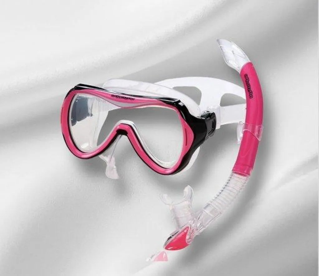Kit masque tuba enfant pour vacances à la mer, 7-12 ans, confort total