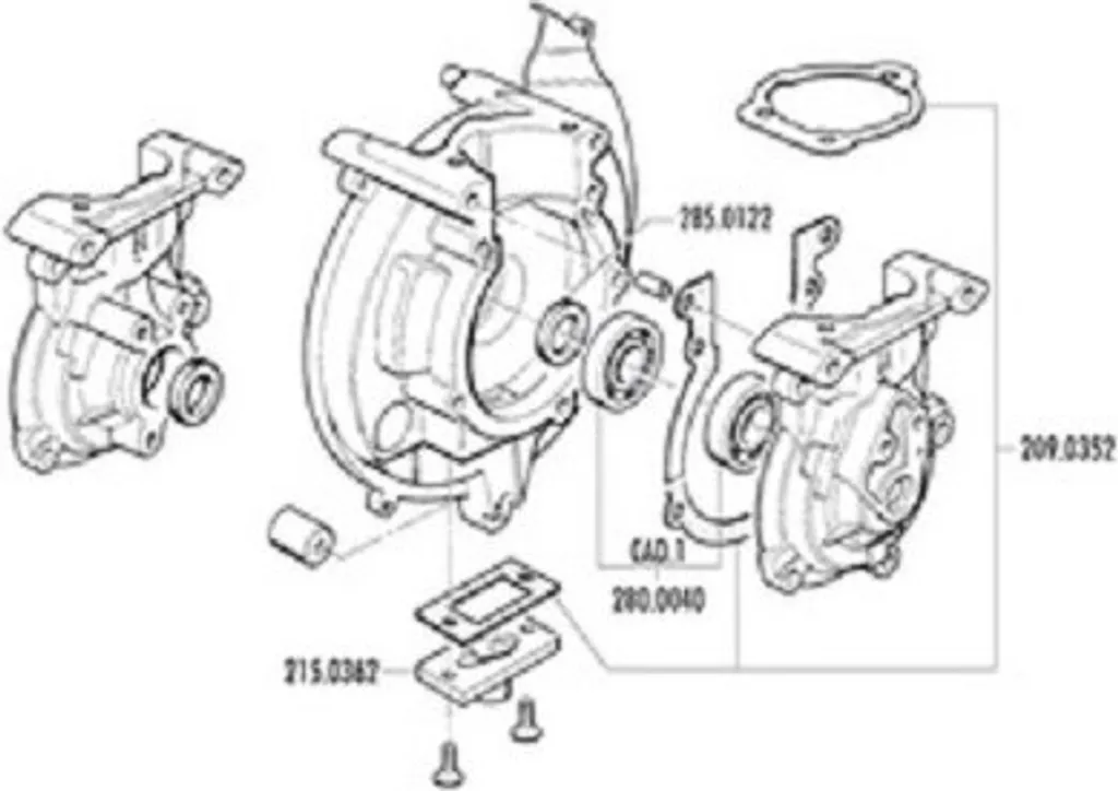 Carter Moteur POLINI Big Evolution pour Scooters de Compétition 70cc
