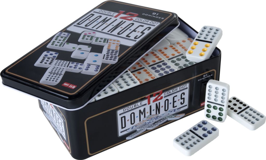 Longfield Games Domino Doppel 12 in der Dose 250103 Produktbild 