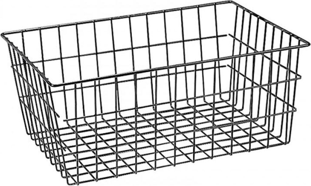 Unix Camillo HR-Korb grobmaschig Stah schwarz Produktbild 