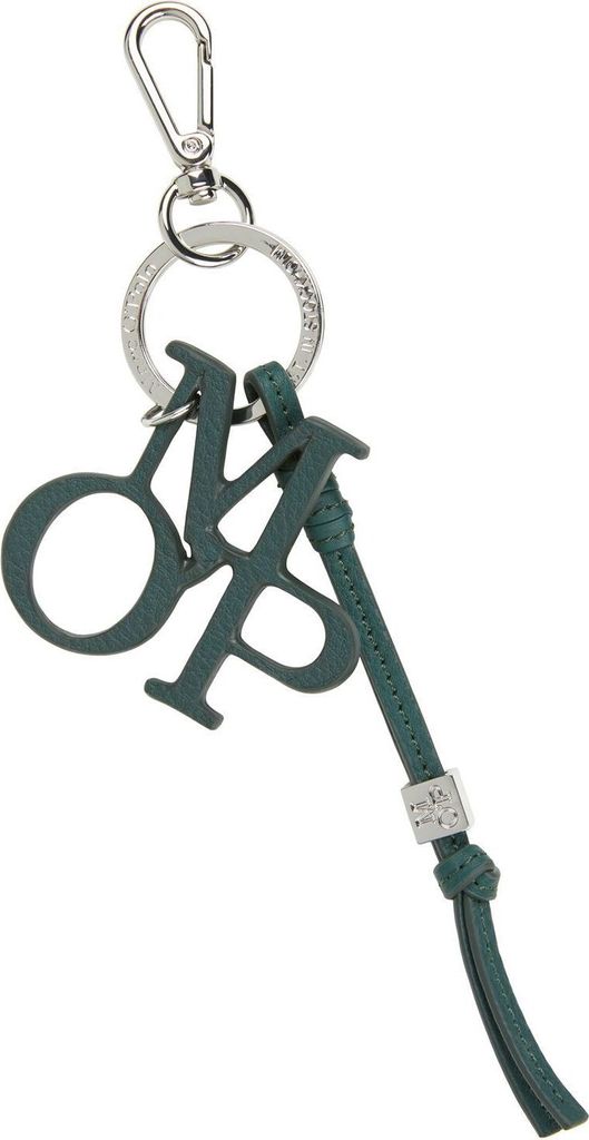 Marc O'Polo Leder Schlüsselanhänger Finna Key Ring Night pine tannengrün
