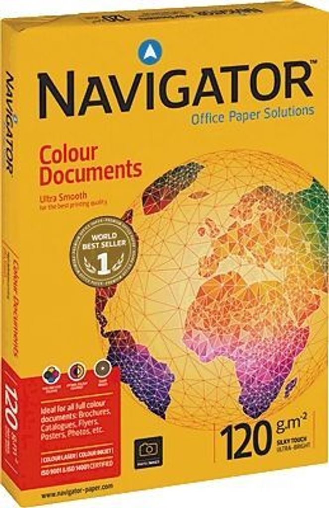 NAVIGATOR Kopierpapier Colour Documents DIN A4 120 g/qm 250 Blatt