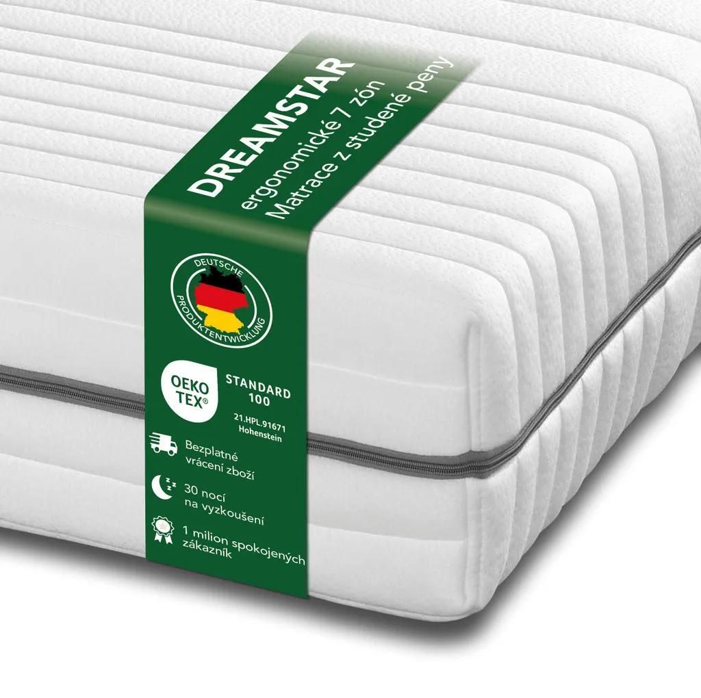 sedmizónová matrace ze studené pěny | 90 x 200 cm | výška Obrázek produktu 