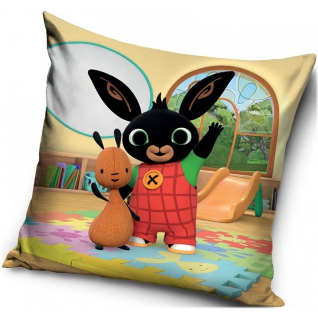 Polštářek Zajíček Bing ve školce 40x40 cm Obrázek produktu 2