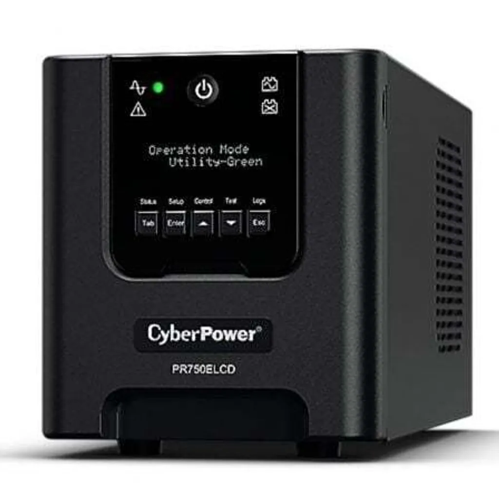 Onduleur 675W CyberPower PR750ELCD à Sortie Sinusoïdale Pure LCD