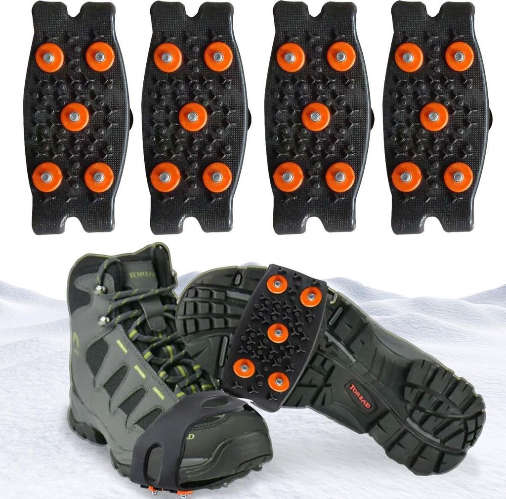 2 Paar Anti Rutsch Schuhspikes, Spikes fš¹r Schuhe Winter, Produktbild 