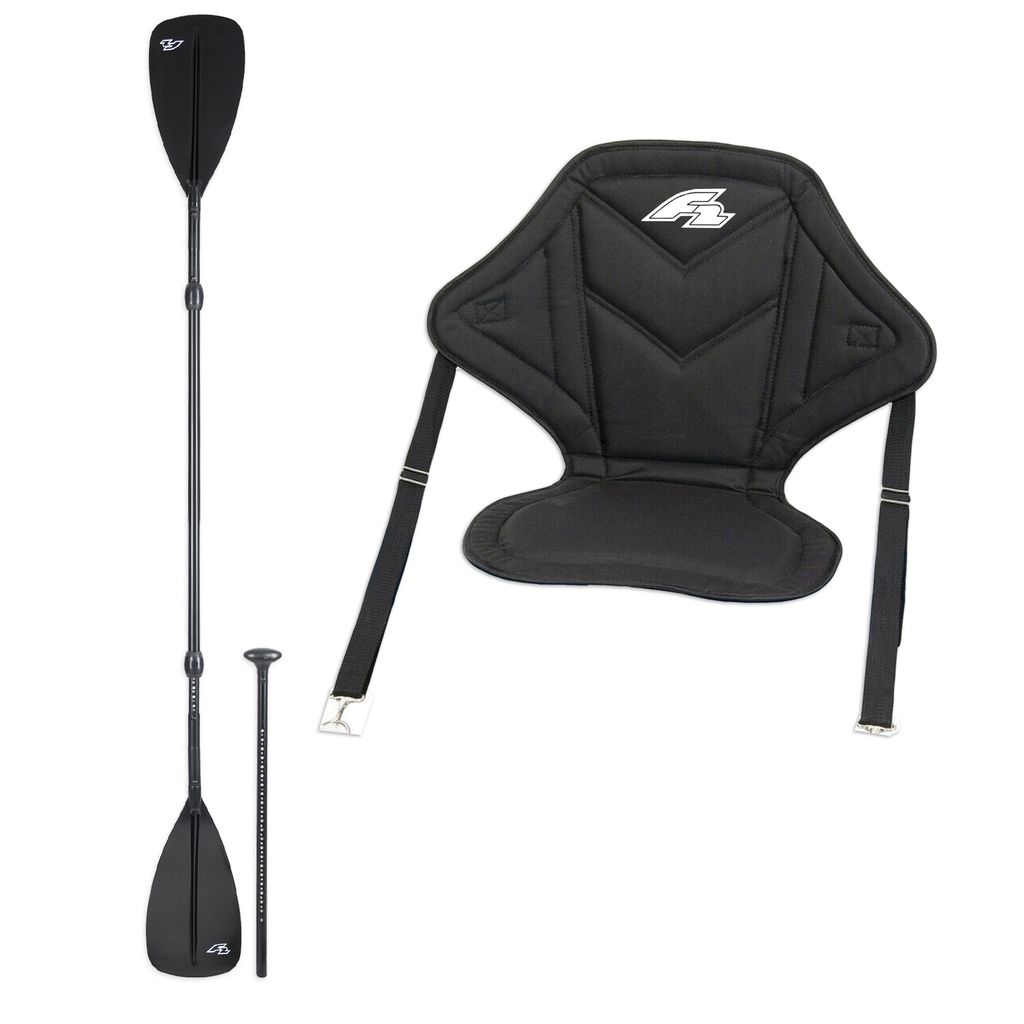 F2 SUP Set aus Kajak Paddel Alu 4 teilig + bequemem Kajak Produktbild 
