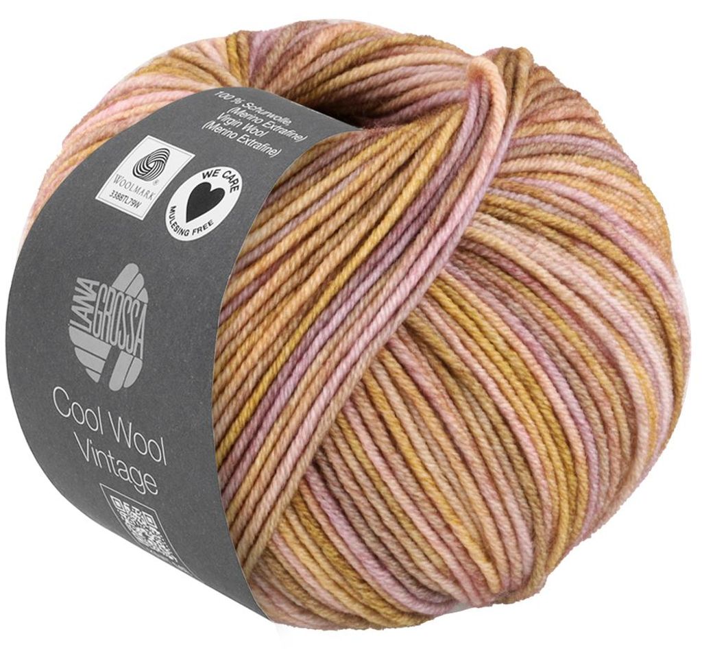 Lana Grossa COOL WOOL VINTAGE 50 g Ton-in-Ton gefärbte Produktbild 