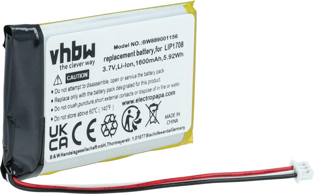 vhbw Akku kompatibel mit Sony Playstation 5 DualSense Produktbild 