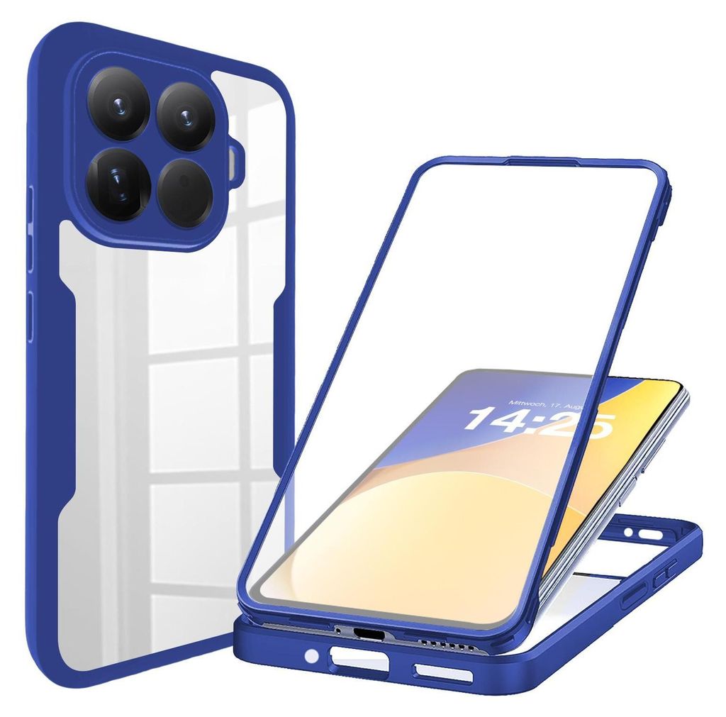 360 Grad Rundum Schutz Handyhülle für Xiaomi 15T Pro Full Produktbild 